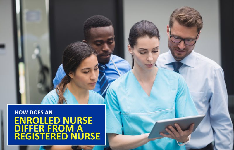 How Does an Enrolled Nurse Differ from a Registered Nurse