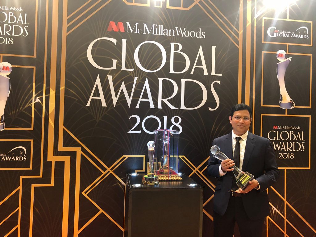 Bijo Kunnumpurath - McMillan Woods Global Awards 2018